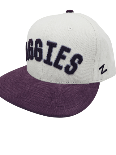 Aggies Snapback Hat with Vintage Design Hat - Available at Carrot Stick Sports
