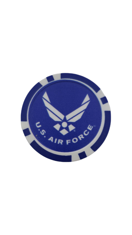 Air Force Poker Chip Marker Golf Gear - Available at Carrot Stick Sports