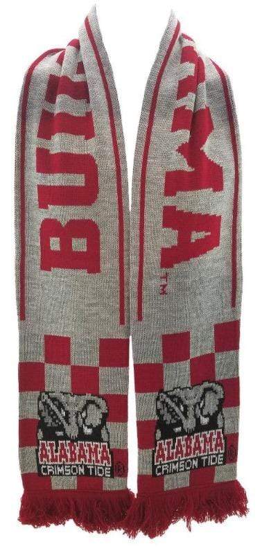 Alabama Crimson Tide Soccer Scarf - Built By Bama Scarf - Available at Carrot Stick Sports