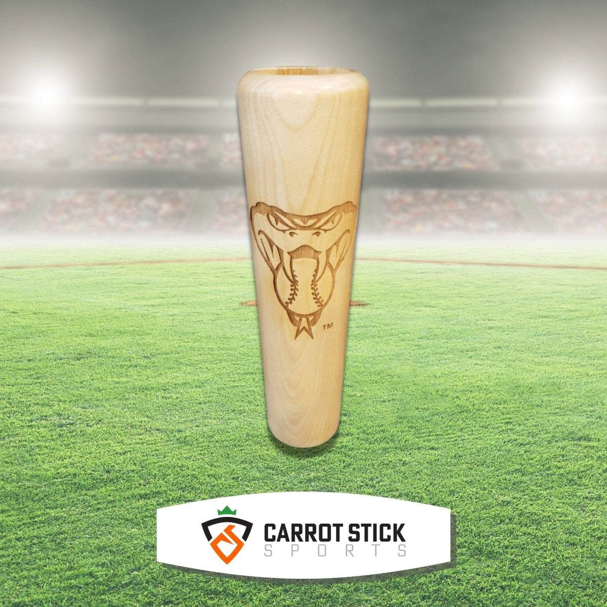 Arizona Diamondbacks Baseball Bat Beer Mug with Snakehead Logo Beermug - Available at Carrot Stick Sports