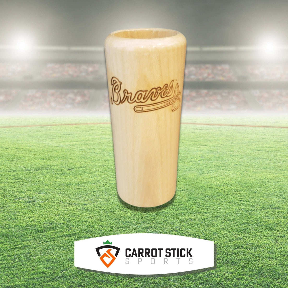 Atlanta Braves Shortstop Baseball Bat Mug Beermug - Available at Carrot Stick Sports