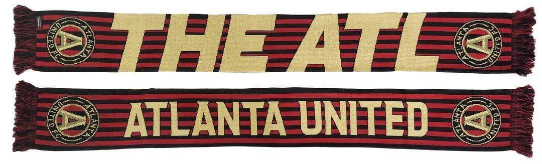 Atlanta United Gold Letter Scarf Scarf - Available at Carrot Stick Sports