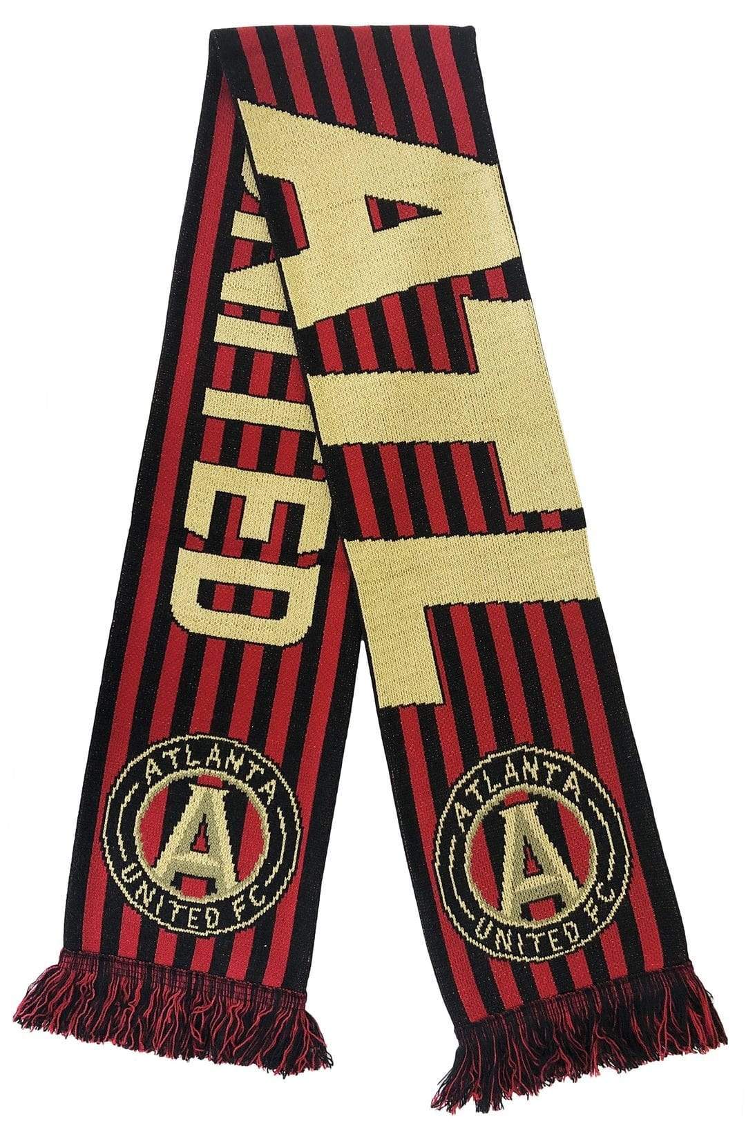 Atlanta United Gold Letter Scarf Scarf - Available at Carrot Stick Sports