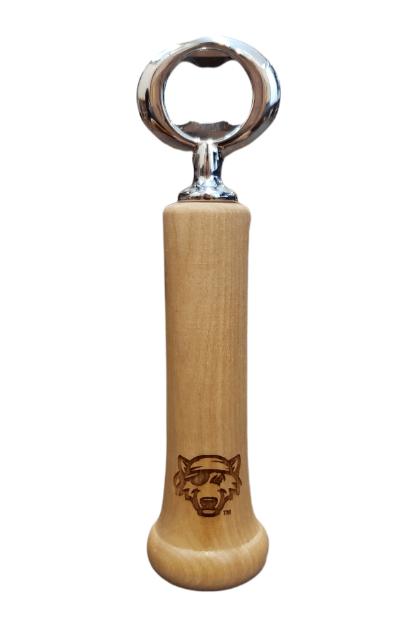 Bat Handle Bottle Opener with Seawolves Logo Bottle Opener - Available at Carrot Stick Sports