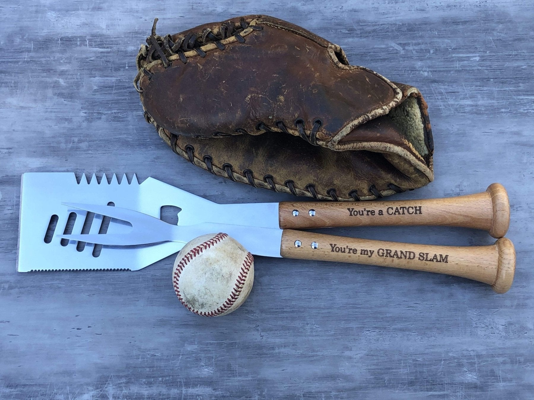 BBQ Bat Handle Grill Tool Set BBQ - Available at Carrot Stick Sports