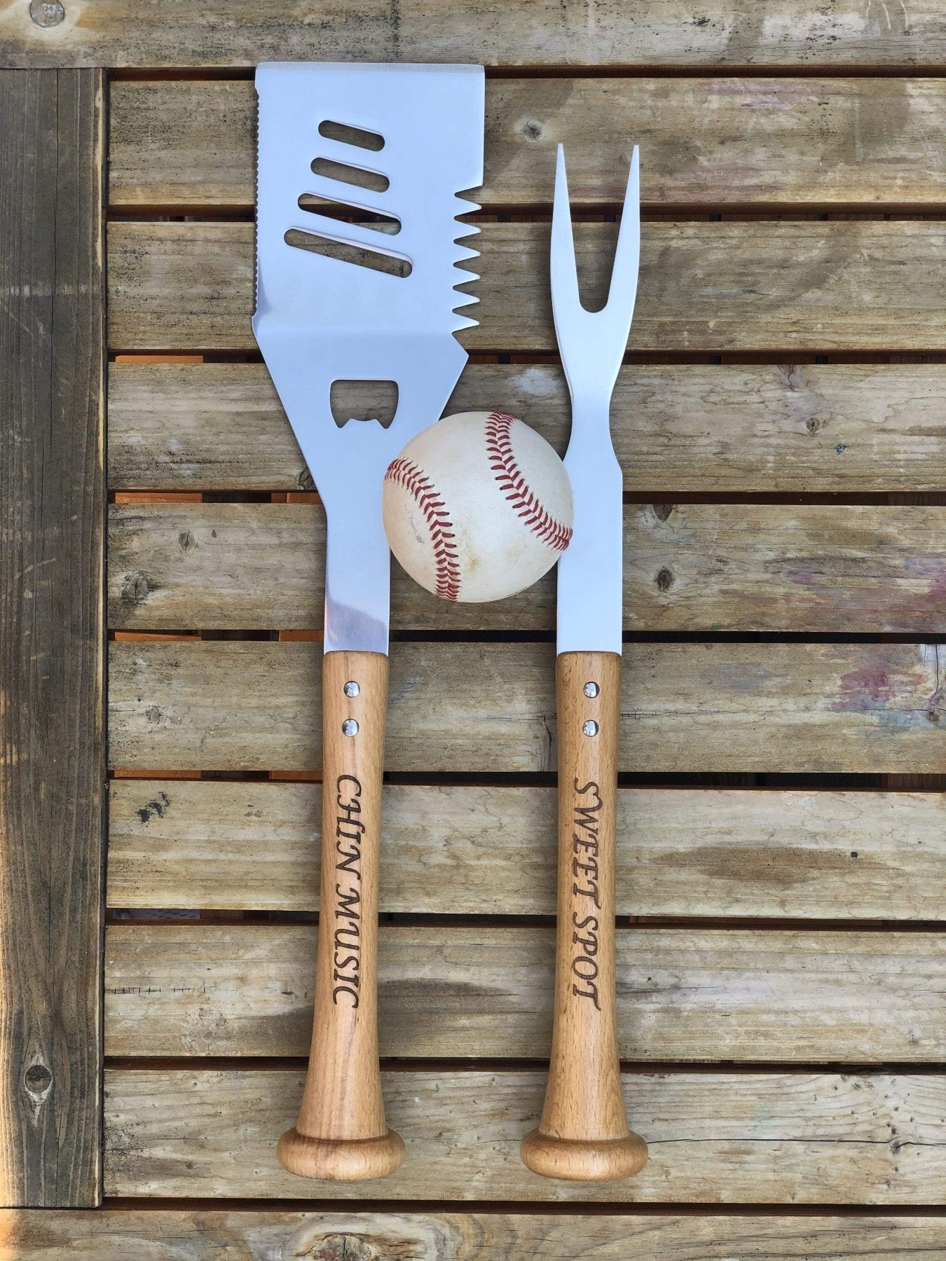 BBQ Bat Handle Grill Tool Set BBQ - Available at Carrot Stick Sports