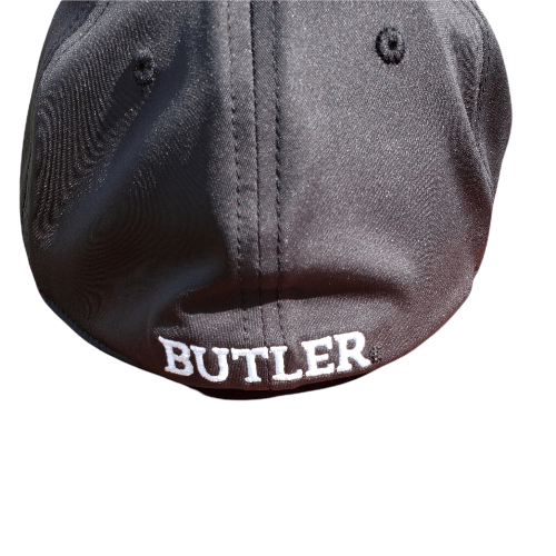 Black Bulldog Stretch Fit Golf Cap Hat - Available at Carrot Stick Sports