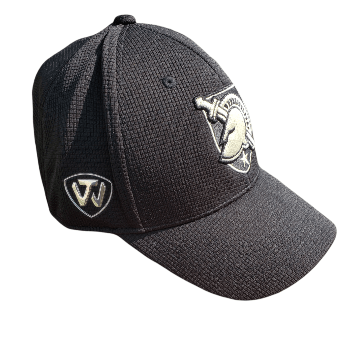 Black Knights Shield Stretch Fit Hat Hat - Available at Carrot Stick Sports