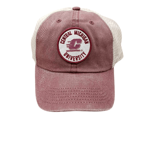 Central Michigan Chippewas University Seal Trucker Cap Hat - Available at Carrot Stick Sports