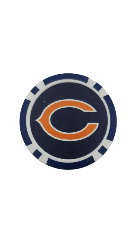Chicago Bears Poker Chip Marker Golf Gear - Available at Carrot Stick Sports