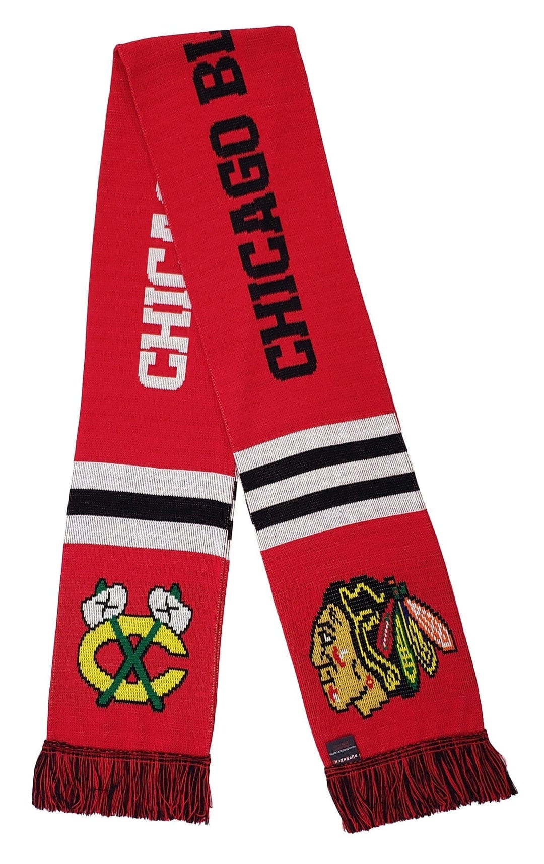 Chicago Blackhawks Scarf - Home Jersey Scarf - Available at Carrot Stick Sports