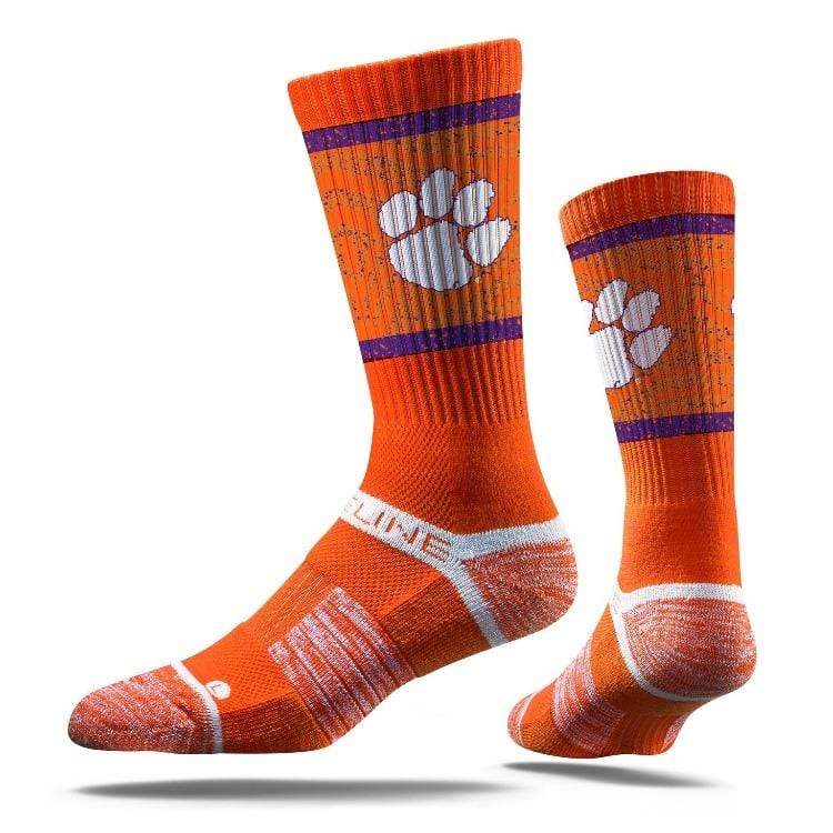 Clemson Orange Premium Crew Socks - Available at Carrot Stick Sports