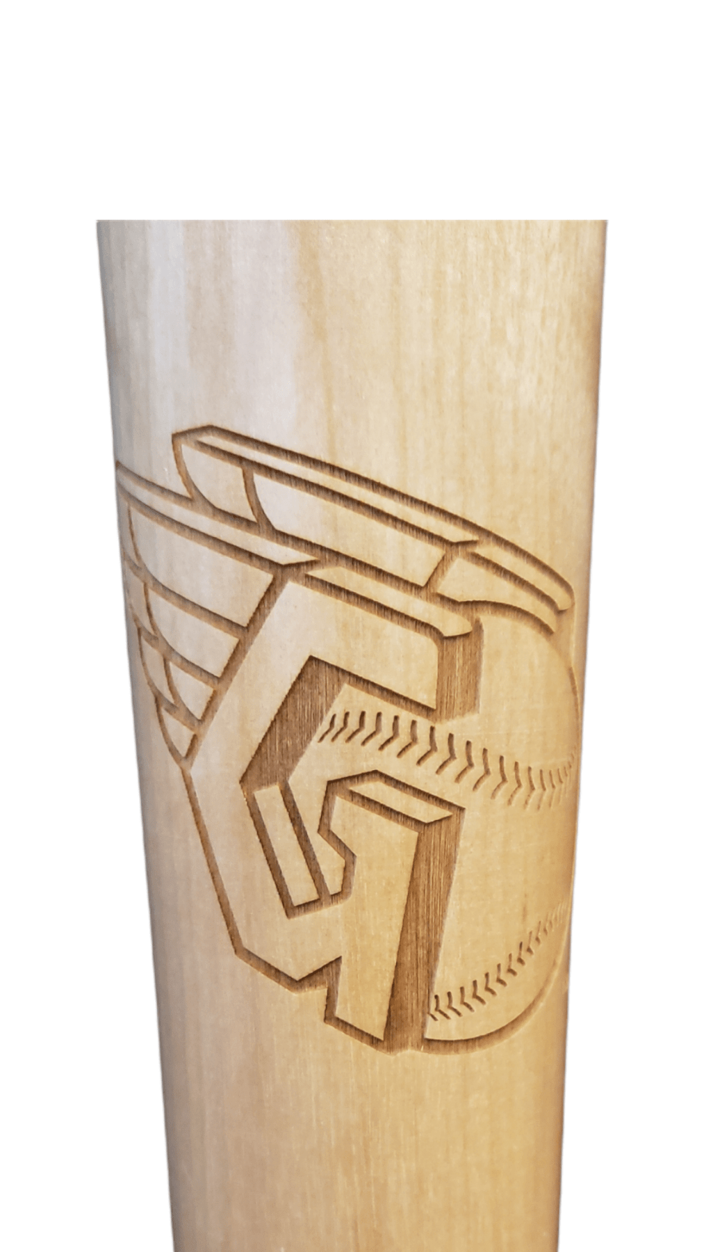 Cleveland Guardians Baseball Bat Beer Mug - Engraved Logo Birch Drinkware Beermug - Available at Carrot Stick Sports