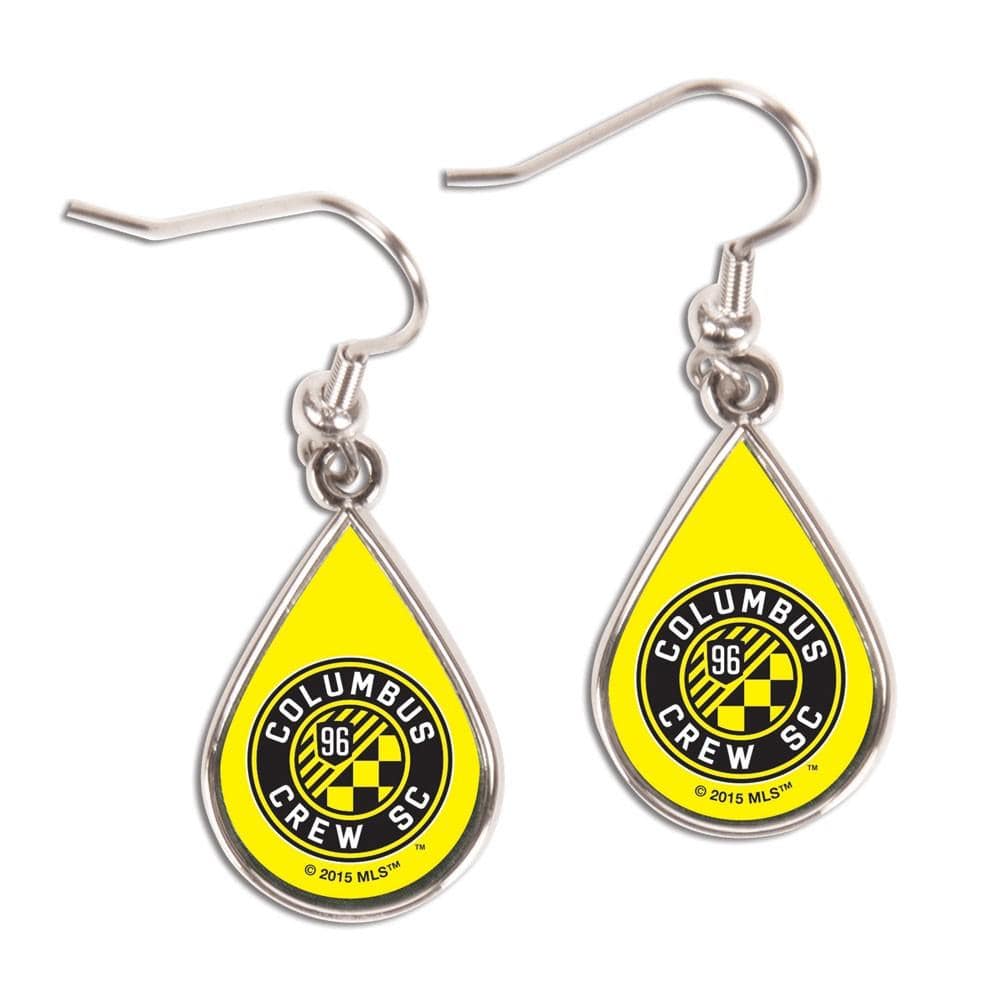 Columbus Crew SC Teardrop Earrings Earrings - Available at Carrot Stick Sports