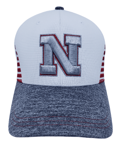 Cornhuskers Stretch Fit Hat with Red Accents Hat - Available at Carrot Stick Sports