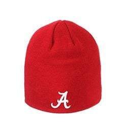 Crimson University of Alabama Winter Beanie with Script A Hat - Available at Carrot Stick Sports