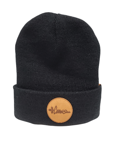 CSS Logo Patch Knit Beanie - Black Hat - Available at Carrot Stick Sports