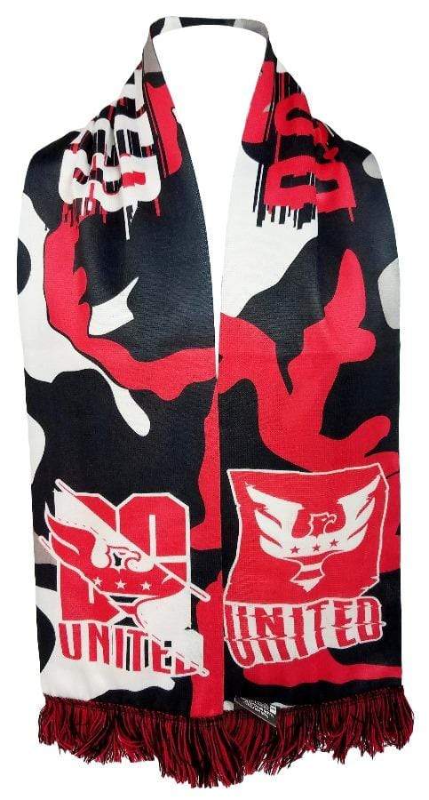 DC United Scarf - Camo Summer Scarf - Available at Carrot Stick Sports