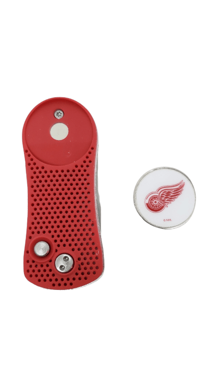 Detroit Red Wings Ball Mark Repair Tool Golf Gear - Available at Carrot Stick Sports