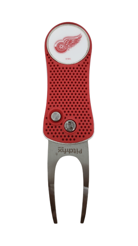 Detroit Red Wings Ball Mark Repair Tool Golf Gear - Available at Carrot Stick Sports