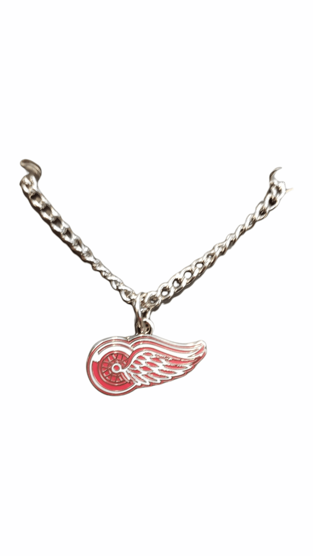 Detroit Red Wings Necklace w/Charm Necklace - Available at Carrot Stick Sports