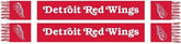 Detroit Red Wings Scarf - Home Jersey Scarf - Available at Carrot Stick Sports