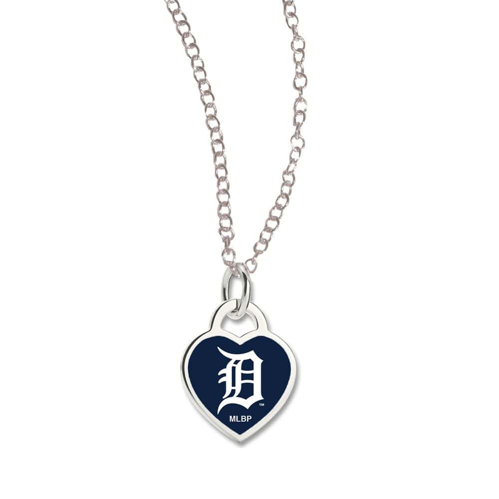 Detroit Tigers Heart Necklace Necklace - Available at Carrot Stick Sports