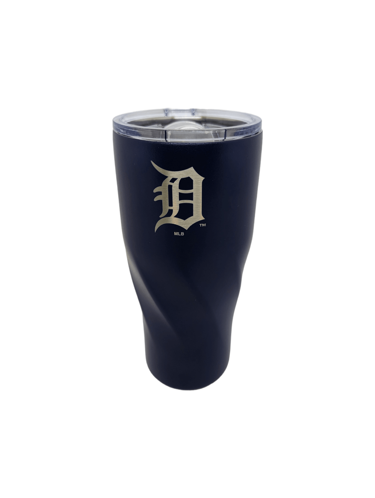 Detroit Tigers Navy Blue Stainless Steel Travel Mug Beermug - Available at Carrot Stick Sports