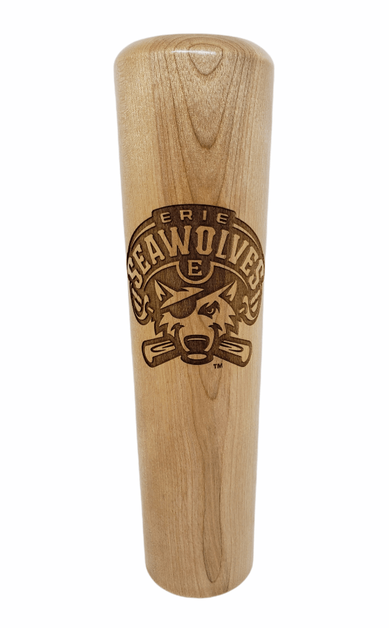 Erie Seawolves Birch Baseball Bat Beer Stein Beermug - Available at Carrot Stick Sports