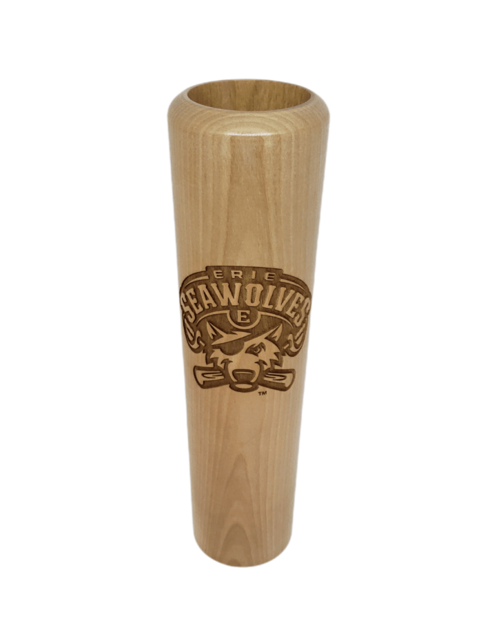 Erie Seawolves Birch Baseball Bat Beer Stein Beermug - Available at Carrot Stick Sports