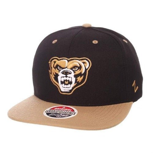 Golden Grizzlies Adjustable Snapback Hat with Gold Accents Hat - Available at Carrot Stick Sports