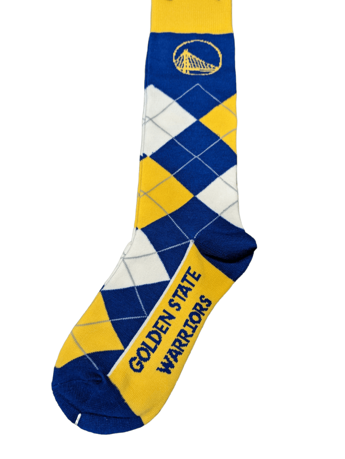 Golden State Warriors Argyle Socks Socks - Available at Carrot Stick Sports