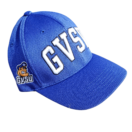 Grand Valley State Lakers Blue Velcro Adjustable Cap Hat - Available at Carrot Stick Sports