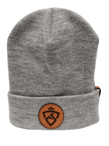 Heather Grey CSS Carrot Logo Beanie Hat - Available at Carrot Stick Sports