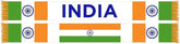 India Soccer Scarf Scarf - Available at Carrot Stick Sports