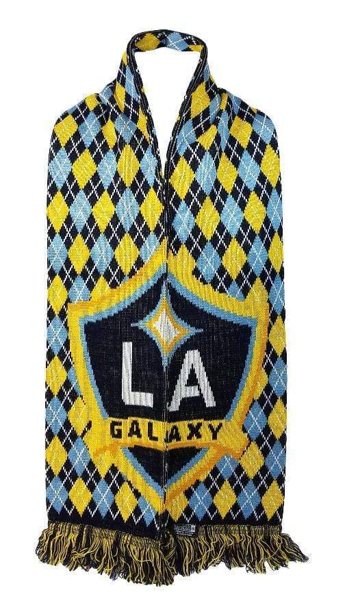LA Galaxy Argyle Scarf Scarf - Available at Carrot Stick Sports