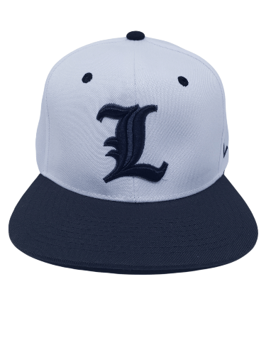 Louisville Cardinals White Snapback Hat with Black Accent Hat - Available at Carrot Stick Sports