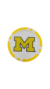 Michigan Poker Chip Marker Golf Gear - Available at Carrot Stick Sports