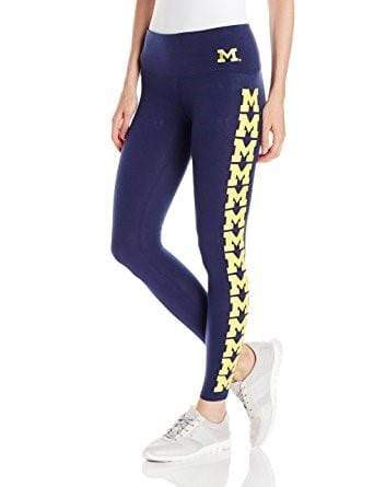 Michigan Screen Print Leggings Leggings - Available at Carrot Stick Sports
