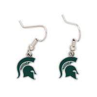 Michigan State Spartan Helmet Earrings Earrings - Available at Carrot Stick Sports