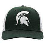 Michigan State Spartans Green & White Mesh Adjustable Hat Hat - Available at Carrot Stick Sports