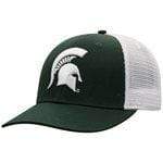 Michigan State Spartans Green & White Mesh Adjustable Hat Hat - Available at Carrot Stick Sports