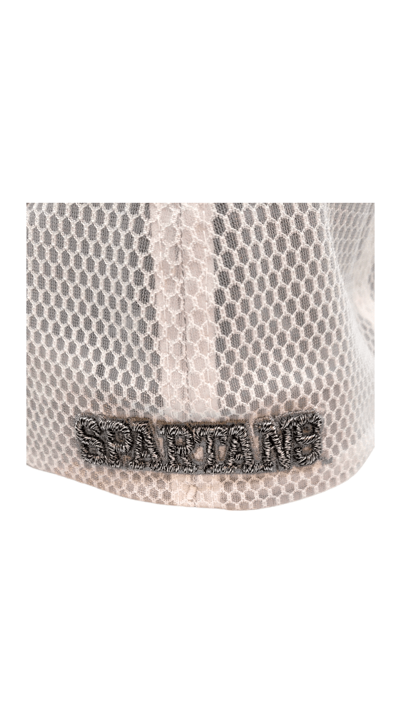 Michigan State Spartans Grey Mesh Stretch Fit Hat Hats - Available at Carrot Stick Sports