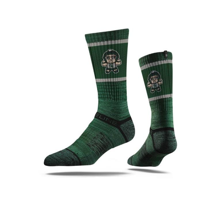 Michigan State Tokyodachi Forest Socks - Available at Carrot Stick Sports