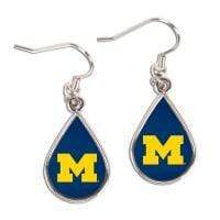 Michigan Wolverines Teardrop Earrings Earrings - Available at Carrot Stick Sports
