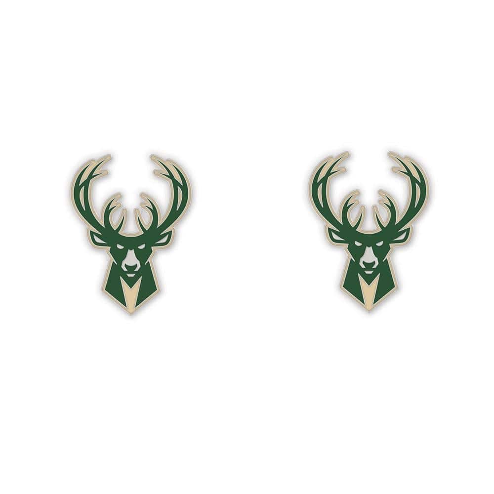 Milwaukee Bucks Logo Earrings Earrings - Available at Carrot Stick Sports