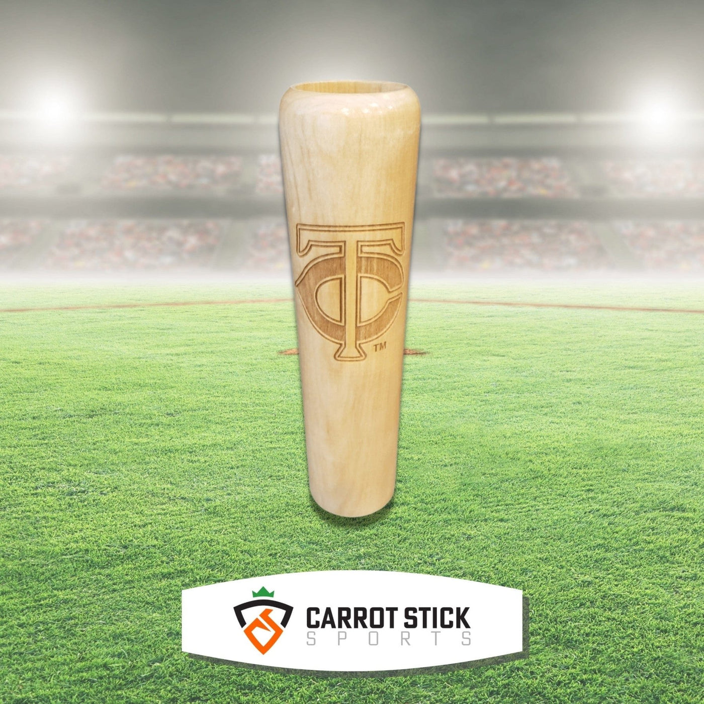 Minnesota Twins Baseball Bat Beer Mug with Twin Cities Logo Beermug - Available at Carrot Stick Sports