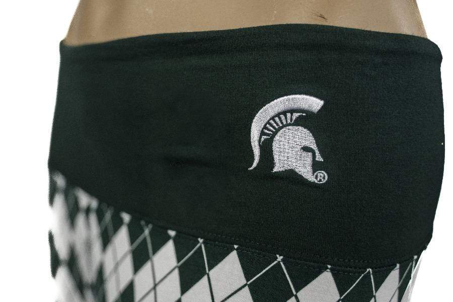 MSU Argyle Leggings Leggings - Available at Carrot Stick Sports