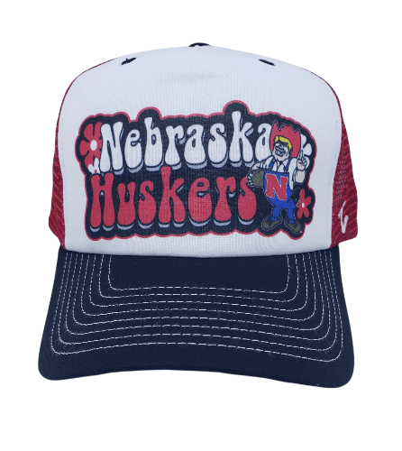 Nebraska Cornhuskers Vintage Mesh Trucker Cap Hat - Available at Carrot Stick Sports