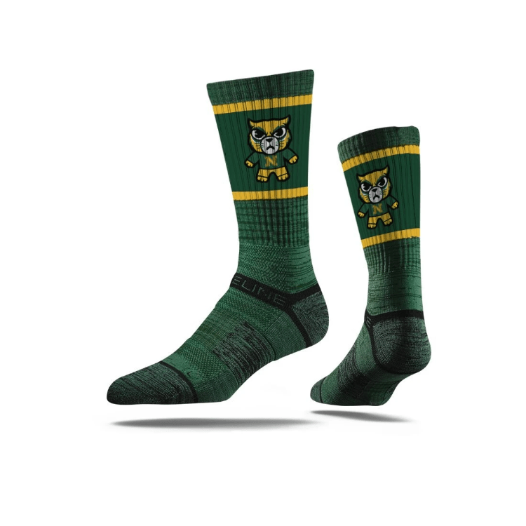 Northern Michigan TokyoDachi Green Socks - Available at Carrot Stick Sports